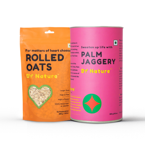 Rolled Oats and Palm Jaggery Combo
