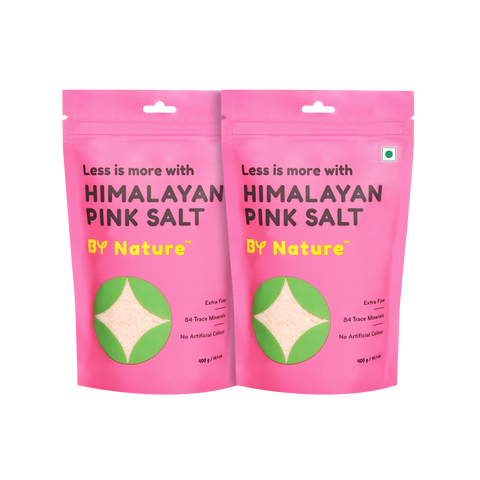 By Nature Pink Salt, 400 gm - By Nature Everyday Nutrition