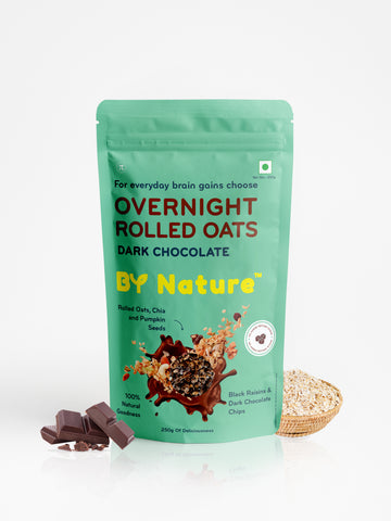 Overnight Rolled Oats - Dark Chocolate  250 gms