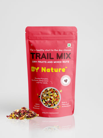 Trail Mix - Dried Fruits & Mixed Nuts, 200 gms